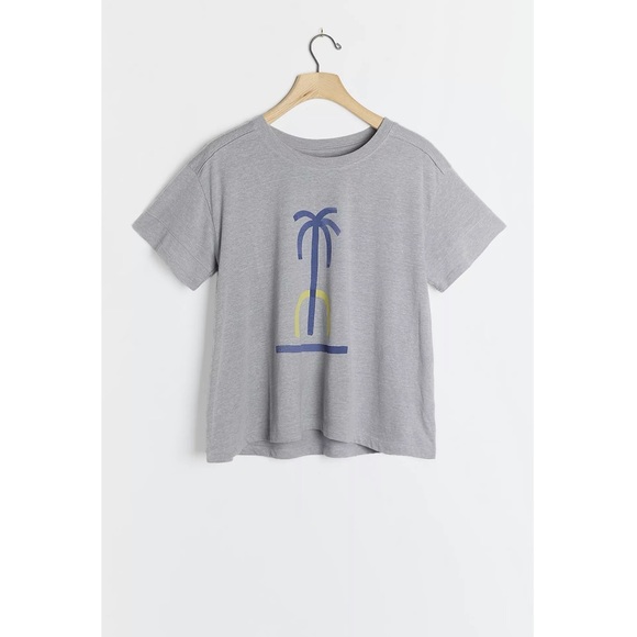 Anthropologie Tops - Anthropologie // Jen B. Peters Shoreline Graphic Tee NWOT🌛